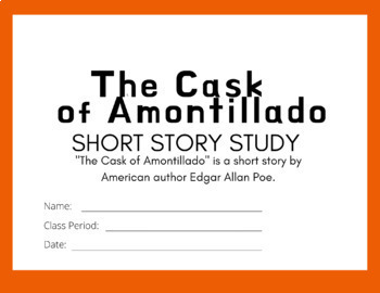 Preview of Digital Short Story Study: The Cask of Amontillado