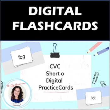 Digital Short Vowel o Flashcards by Sounding Out Solutions | TpT