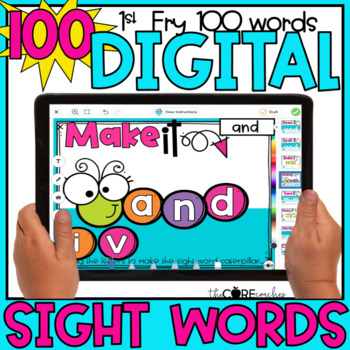 Preview of Sight Word Digital Practice Activities - Sight Word Practice for Google Slides