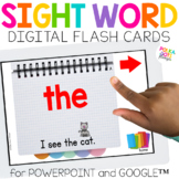 Digital Sight Word Flash Cards | Sight Words Fluency