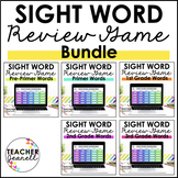 Digital Sight Word Game Show Trivia - Science of Reading Bundle