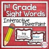 Digital Sight Word Practice Interactive for 1st Grade
