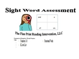 Combo Sight Words, Numbers, & Alphabet - Both Digital Assessments