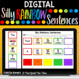 Digital Silly Rainbow Sentences for Google Classroom™