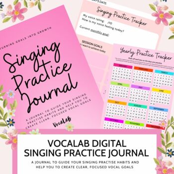 Preview of Digital Singing Practice Journal