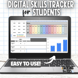 Digital Skills Tracker Template for Students: Digital Data