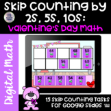 Digital Skip Counting by 2s 5s 10s | Valentine's Day Math 