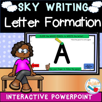 Preview of Digital Sky writing!  (Letter Formation with the Magic Pencil)