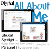 Digital All About Me and Personal Information Slideshow fo