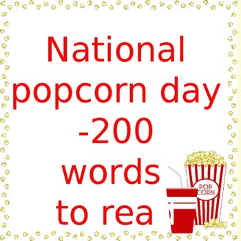 Preview of Digital: SoR 200 sight words in a developmental sequence - Popcorn theme