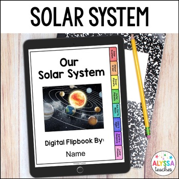 Preview of Solar System Digital Flip Book (SOL 4.5 and 4.6)