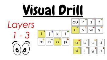 Preview of Digital Sound Drill Cards: Layers 1 - 3 (Pair w/ Phonics First/Orton-Gillingham)