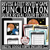 ELA Grammar Revise and Edit Test Prep Color By Punctuation