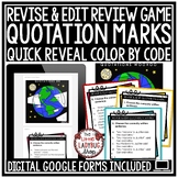 ELA Grammar Revise and Edit Test Prep Color By Quotation M