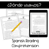 La Casa Spanish Reading Comprehension Practice CI Houses a
