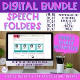 Digital Speech Folders Articulation BUNDLE - Early and Lat