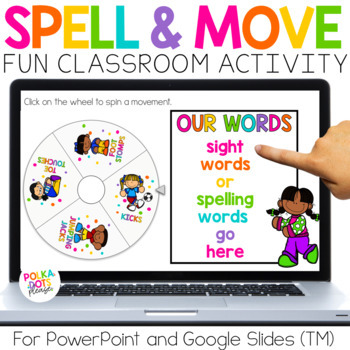 Preview of Digital Spelling Activities for any list PowerPoint & Google (TM)