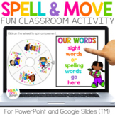 Digital Spelling Activities for any list PowerPoint & Google (TM)