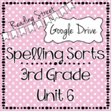 Digital Spelling Sort- 3rd Grade Reading Street Unit 6