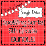 Digital Spelling Sort- 5th Grade Reading Street BUNDLE!