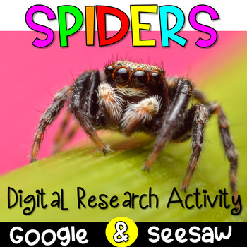 Preview of Digital Spider Research Activities | Spider Reading Passages