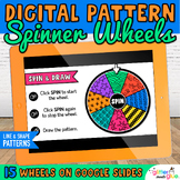15 Digital Pattern Spinner Wheels Resource: Visual Arts Pr