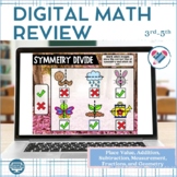 Digital Spring Math Games | Math Review Upper Elementary