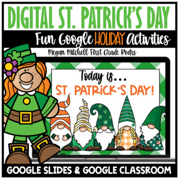 Preview of Digital St. Patrick's Day Activities Distance Learning Google Slides