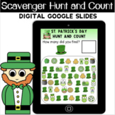 Digital St. Patrick's Day Hunt and Count|Google Slides|Dis