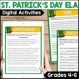 Digital St Patrick's Day Reading & ELA Activity | St Patri
