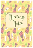 Digital Staff Meeting Notebook (Sushi cover)
