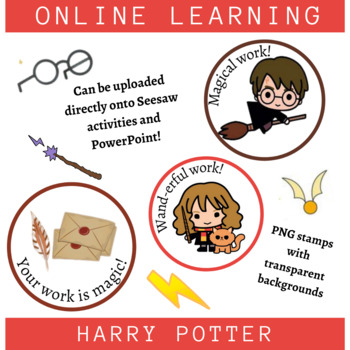 Preview of Digital Stamps: Harry Potter