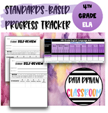 Digital Standards-Based Tracker | 4th Grade ELA (Student S