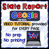 Digital State Report for Google Classroom, with Video tuto
