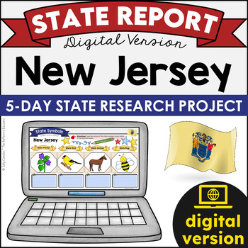 Preview of Digital State Research | NEW JERSEY for Google Classroom™