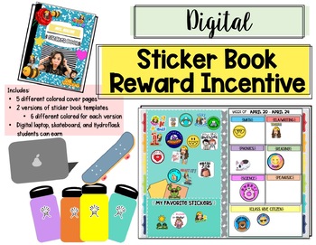 Preview of Digital Sticker Book Reward System