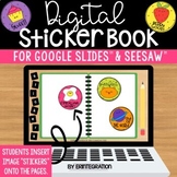 Digital Stickers & Sticker Book for Distance Learning in G