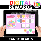 Digital Sticker Chart Rewards | CANDY HEARTS | Valentine's