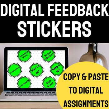 Preview of Digital Stickers | Digital Stamps | Digital Feedback | Stickers Stamps