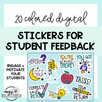 Preview of Digital Stickers - Distance Learning