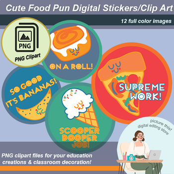 Cute food Digital sticker