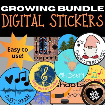 Digital Sticker Book with Bonus Stickers