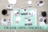 Digital Stickers PNG Dog Animal Clipart Goodnotes Notabili