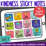 Digital Stickers Positive Message Sticky Notes Set 1 | Dis
