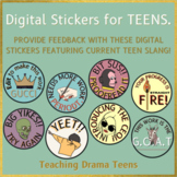 Digital Stickers Stamps for Teens Middle and Highschool