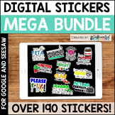 Digital Stickers for Students Bundle Google Classroom™ & S