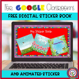Digital Stickers and Sticker Book for Google Classroom Dis