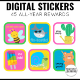Digital Stickers for All Year Student Incentive Rewards