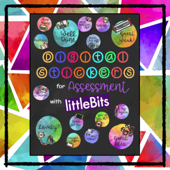 Preview of Digital Stickers for Assessment with littleBits