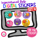 Inspirational Digital Stickers Set 4 Distance Learning Goo